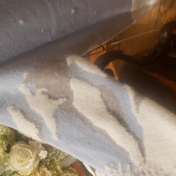 Nwt Rachel ZOE sweater 1x and 2x blue and white - Picture 12 of 14